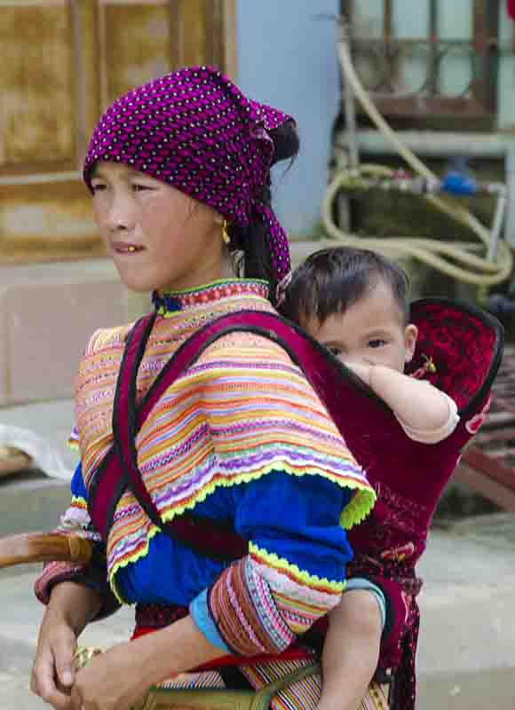 282 - Vietnam - Bac Ha - mercado